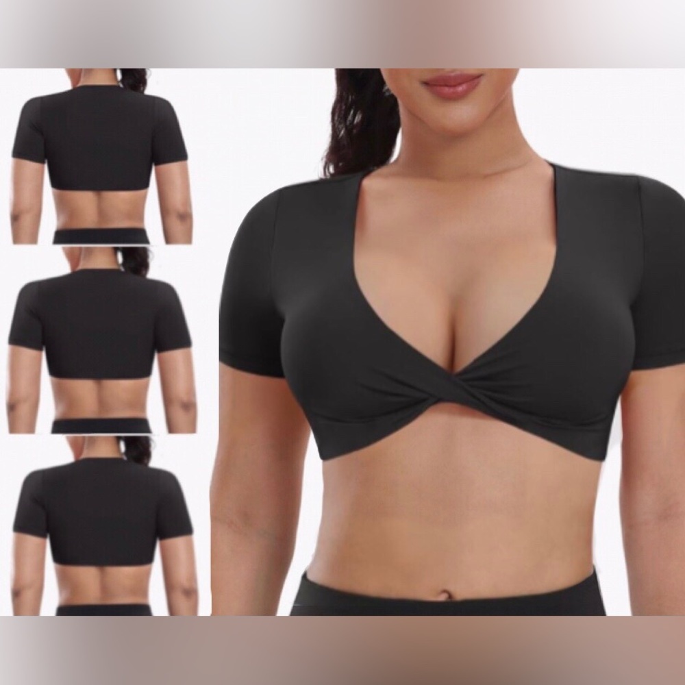 NEW Set of 3 LazyShe Sports Bras/Crop Tops